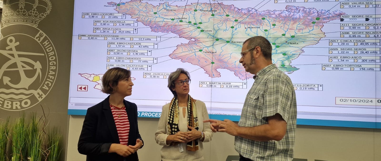 La Confederación Hidrográfica del Ebro hace balance del año hidrológico 2023/2024